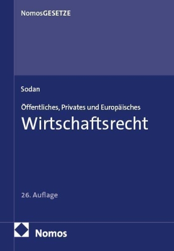 Buchcover und Innenansicht für das Buch: Öffentliches, Privates und Europäisches Wirtschaftsrecht