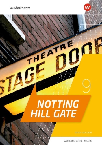 Buchcover und Innenansicht für das Buch: Notting Hill Gate. Workbook 9B mit Audio-Download. Ausgabe 2022