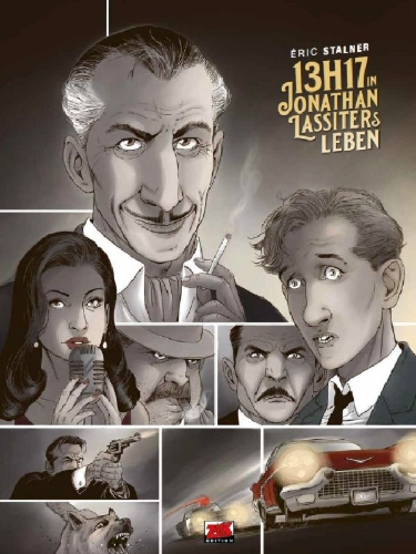 Buchcover und Innenansicht für das Buch: 13 Std, 17 Min. in Jonathan Lassiters Leben