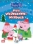 Buchcover und Innenansicht für das Buch: Peppa Wutz Ausmalbilder: Mein Weihnachtsmalbuch