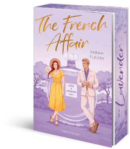 Buchcover und Innenansicht für das Buch: The French Affair - Love & Lavender, Band 2