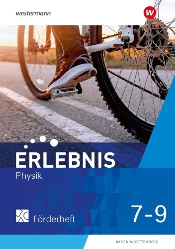 Buchcover und Innenansicht für das Buch: Erlebnis Physik 7-9. Förderheft. Für Baden-Württemberg