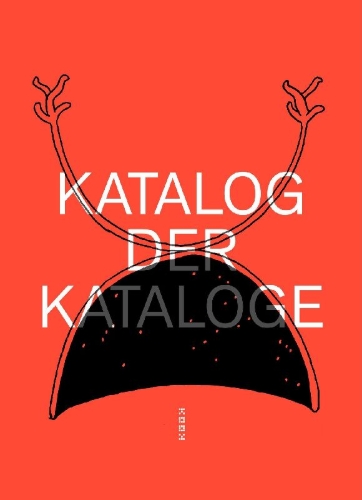 Buchcover und Innenansicht für das Buch: katalog der kataloge