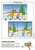Buchcover und Innenansicht für das Buch: Weihnachtsrätsel - Kunterbunter Vorschulblock ab 5 Jahre