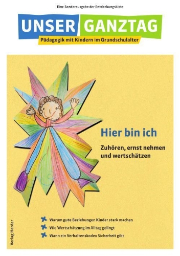 Buchcover und Innenansicht für das Buch: Hier bin ich