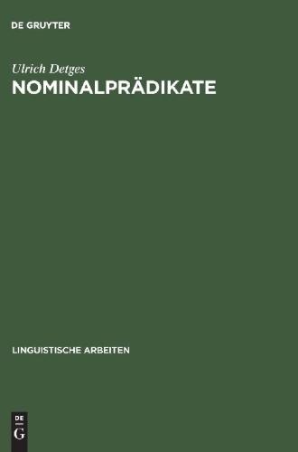 Buchcover und Innenansicht für das Buch: Nominalprädikate