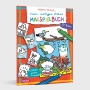 Buchcover und Innenansicht für das Buch: Mein lustiges dickes Malspielbuch