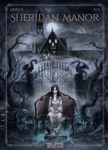 Buchcover und Innenansicht für das Buch: Sheridan Manor. Band 1