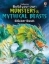 Buchcover und Innenansicht für das Buch: Build Your Own Monsters and Mythical Beasts Sticker Book