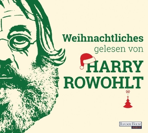Buchcover und Innenansicht für das Buch: Weihnachtliches gelesen von Harry Rowohlt