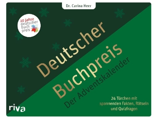 Buchcover und Innenansicht für das Buch: Deutscher Buchpreis - Der Adventskalender