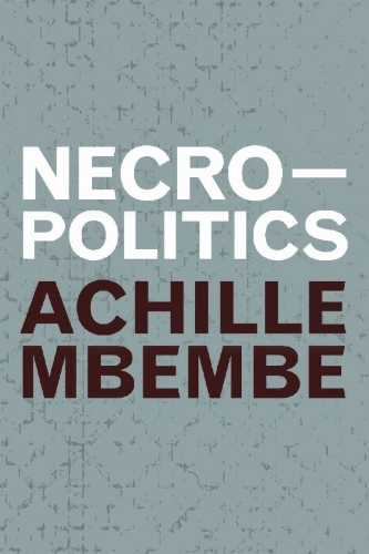 Buchcover und Innenansicht für das Buch: Necropolitics