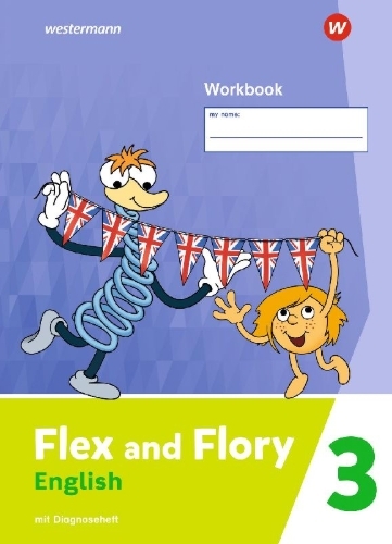 Buchcover und Innenansicht für das Buch: Flex and Flory 3. Workbook mit Diagnoseheft