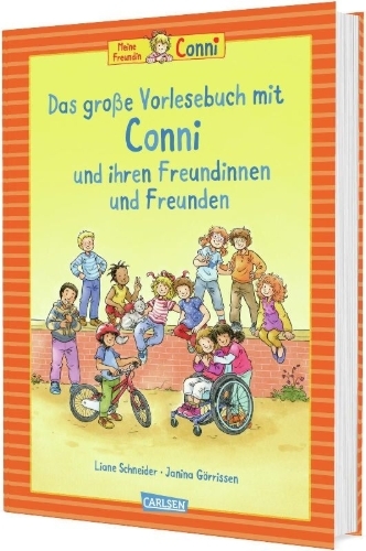 Buchcover und Innenansicht für das Buch: Conni-Bilderbuch-Sammelband: Das große Vorlesebuch mit Conni und ihren Freundinnen und Freunden