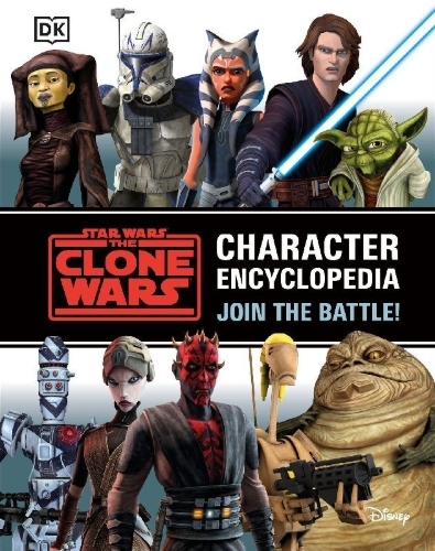 Buchcover und Innenansicht für das Buch: Star Wars The Clone Wars Character Encyclopedia