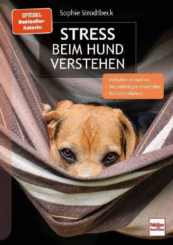 Buchcover und Innenansicht für das Buch: Stress beim Hund verstehen