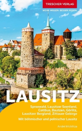 Buchcover und Innenansicht für das Buch: TRESCHER Reiseführer Lausitz