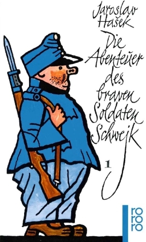 Buchcover und Innenansicht für das Buch: Die Abenteuer des braven Soldaten Schwejk 1
