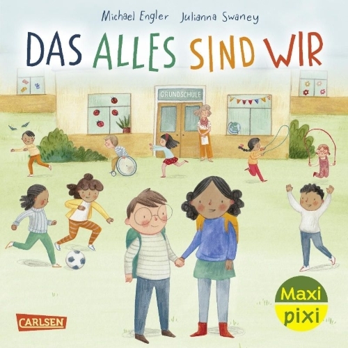 Buchcover und Innenansicht für das Buch: Maxi Pixi 495: Das alles sind wir