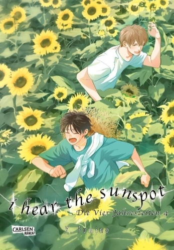 Buchcover und Innenansicht für das Buch: Hidamari ga Kikoeru: Shunkashuutou