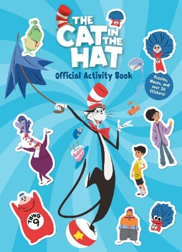 Buchcover und Innenansicht für das Buch: The Cat in the Hat: Official Movie Activity Book