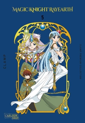 Buchcover und Innenansicht für das Buch: Mahou Kishi Rayearth