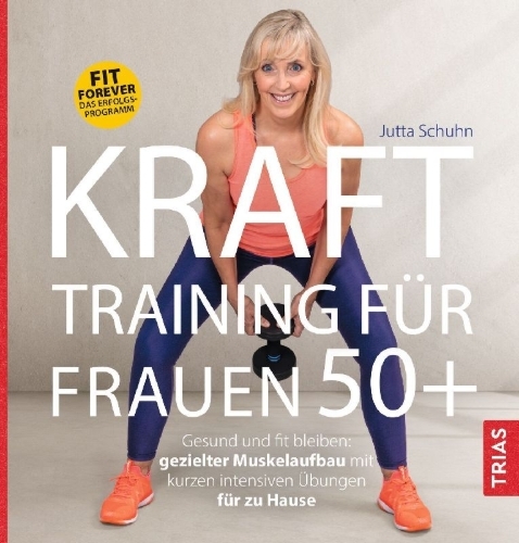 Buchcover und Innenansicht für das Buch: Krafttraining für Frauen 50+
