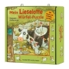 Buchcover und Innenansicht für das Buch: Mein Lieselotte Würfel-Puzzle