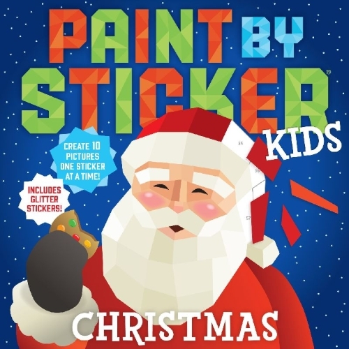 Buchcover und Innenansicht für das Buch: Paint by Sticker Kids: Christmas