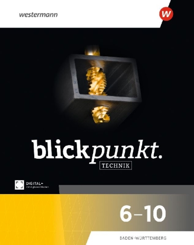Buchcover und Innenansicht für das Buch: Blickpunkt Technik - Ausgabe 2026 für Baden-Württemberg