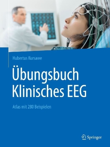 Buchcover und Innenansicht für das Buch: Übungsbuch Klinisches EEG