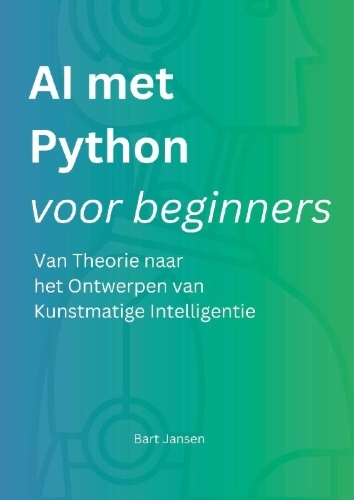 Buchcover und Innenansicht für das Buch: AI met Python voor beginners