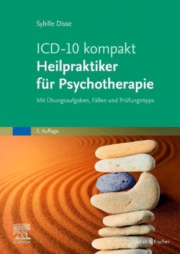 Buchcover und Innenansicht für das Buch: ICD-10 kompakt - Heilpraktiker für Psychotherapie