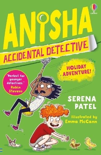 Buchcover und Innenansicht für das Buch: Anisha, Accidental Detective: Holiday Adventure