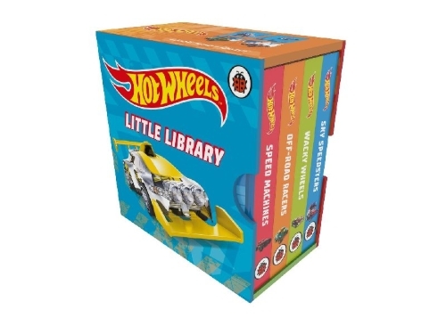 Buchcover und Innenansicht für das Buch: Hot Wheels: Little Library