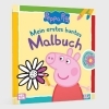 Buchcover und Innenansicht für das Buch: Peppa Wutz Ausmalbilder: Mein erstes buntes Malbuch