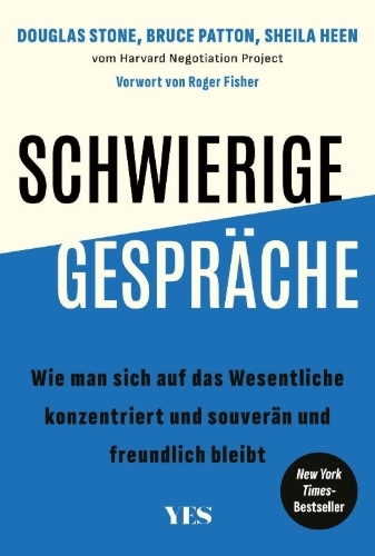Buchcover und Innenansicht für das Buch: Difficult Conversations
