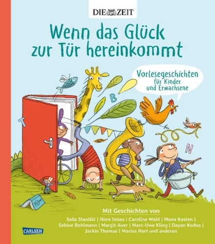 Buchcover und Innenansicht für das Buch: Wenn das Glück zur Tür hereinkommt