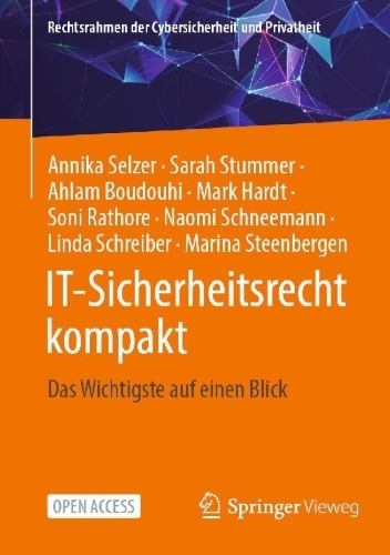 Buchcover und Innenansicht für das Buch: IT-Sicherheitsrecht kompakt