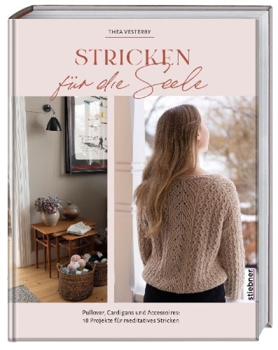 Buchcover und Innenansicht für das Buch: Stricken für die Seele