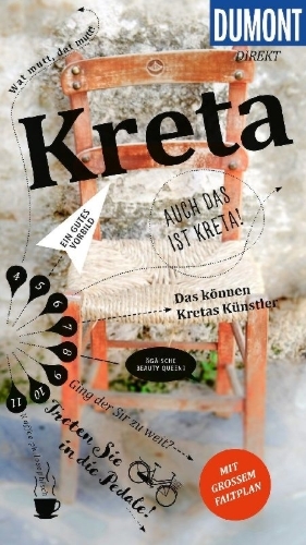 Buchcover und Innenansicht für das Buch: DUMONT direkt Reiseführer Kreta