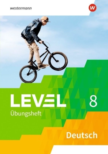 Buchcover und Innenansicht für das Buch: Level Übungshefte Deutsch 8. Arbeitsheft