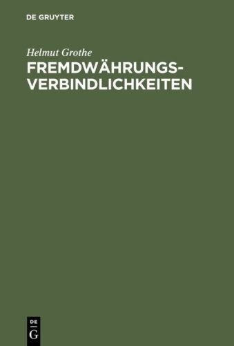 Buchcover und Innenansicht für das Buch: Fremdwährungsverbindlichkeiten