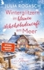 Buchcover und Innenansicht für das Buch: Winterglitzern im kleinen Schokoladencafé am Meer
