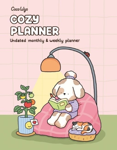 Buchcover und Innenansicht für das Buch: Cozy Planner