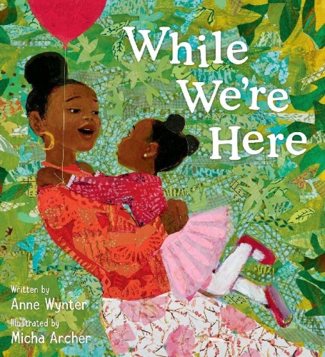 Buchcover und Innenansicht für das Buch: While We're Here