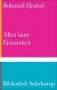Buchcover und Innenansicht für das Buch: P¿íli¿ hlu¿ná samota