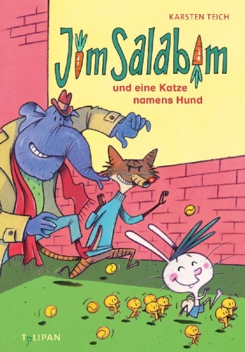 Buchcover und Innenansicht für das Buch: Jim Salabim und eine Katze namens Hund