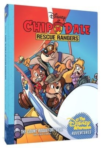 Buchcover und Innenansicht für das Buch: Chip 'n Dale Rescue Rangers: The Count Roquefort Case