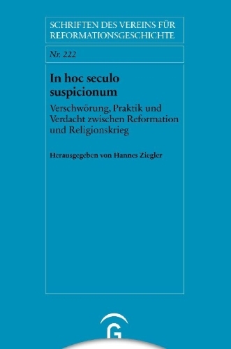 Buchcover und Innenansicht für das Buch: In hoc seculo suspicionum